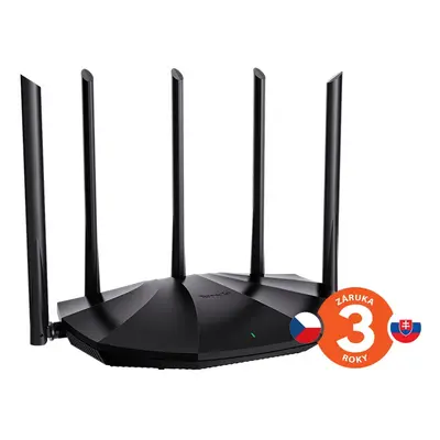 Tenda TX2 Pro AX1500 WiFi6 Router, 1x GWAN, 3x GLAN, IPv6, 5x 6dBi anténa, WPA3