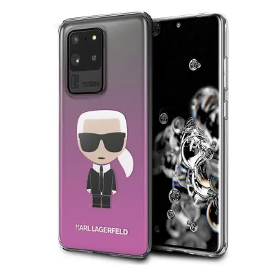 Karl Lagerfeld Degrade Zadní kryt KLHCS69TRDFKPI Samsung Galaxy S20 Ultra pink