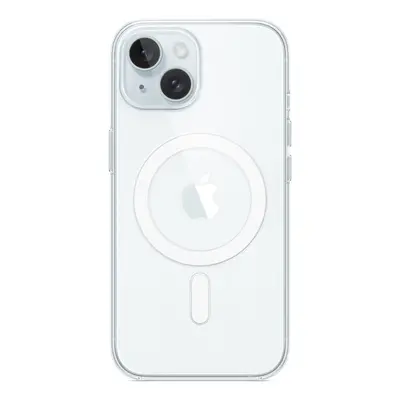 Zadní kryt Apple Clear MT203ZM/A vč. MagSafe pro Apple iPhone 15, transparentní