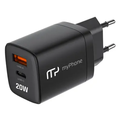 myPhone SwiftCharge Duo černá