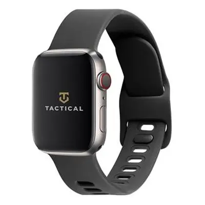 Silikonový řemínek Tactical 795 Clasic pro Apple Watch 1/2/3/4/5/6/7/SE 42/44/45mm, černá