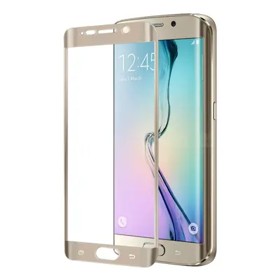 Ochranné tvrzené sklo CELLY Glass pro Samsung Galaxy S6 Edge, zlaté