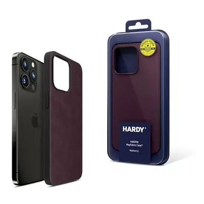 Zadní ochranný kryt 3mk HARDY MagFabric Case pro Apple iPhone 15 Plus, mulberry