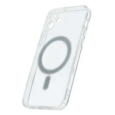 Silikonové TPU pouzdro Mag Anti Shock 1,5 mm pro Apple iPhone 12, transparentní