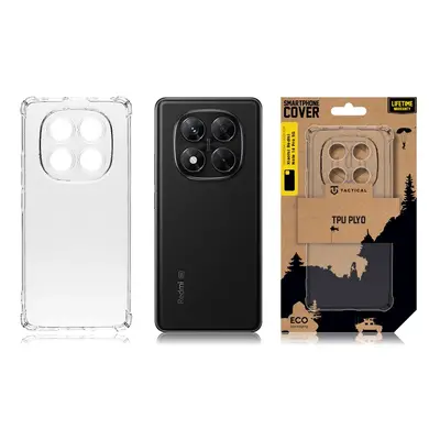 Zadní kryt Tactical TPU Plyo pro Xiaomi Redmi Note 14 Pro 5G, transparentní