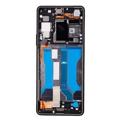 LCD + dotyk + přední kryt pro Sony Xperia 10 V, black (Service Pack)