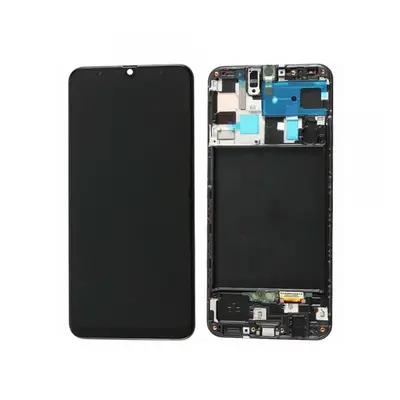 LCD + dotyk + rámeček pro Samsung Galaxy A50, black (OEM)