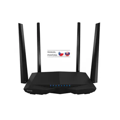 Tenda AC6 WiFi AC Router 1200Mb/s, VPN server/klient, WISP, Universal Repeater, 4x5dBi antény