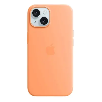 Silikonová kryt MT0W3ZM/A Apple vč. Magsafe pro Apple iPhone 15, orange sorbet