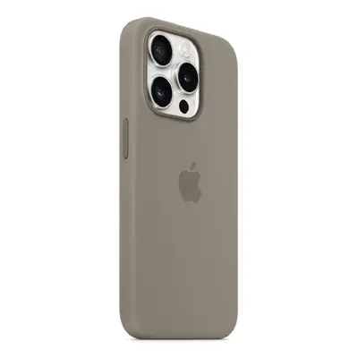 Apple silikonový kryt MT1E3ZM/A vč. Magsafe pro iPhone 15 Pro, clay