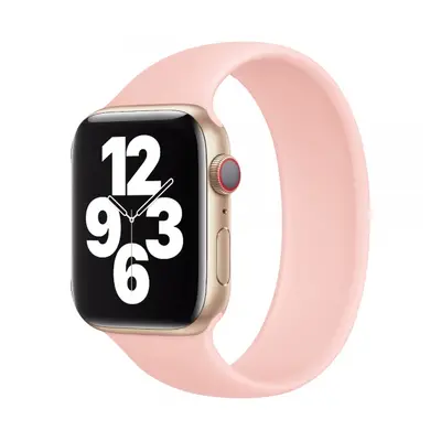 Řemínek COTEetCI Liquid Silicone Band 150mm pro Apple Watch 38/40 mm, růžová