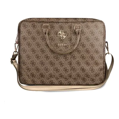 Brašna Guess PU 4G Metal Logo GUCB15G4GFBR Computer Bag 15/16", hnědá