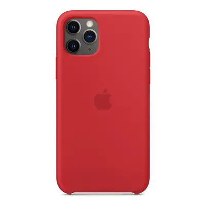 Originální kryt Silicone Case pro Apple iPhone 11 Pro, červená