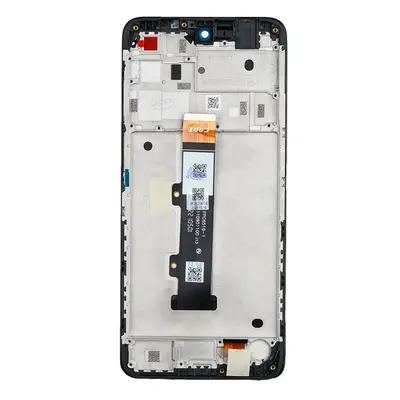 LCD + dotyk + přední kryt pro Motorola Moto E22s, black (Service Pack)