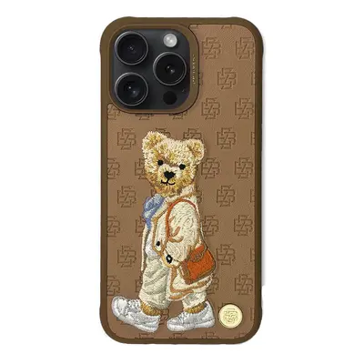 Zadní kryt ZUCK BEAR case PARIS GENTLEMAN pro Apple iPhone 15 Pro Max, bag