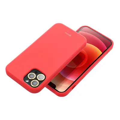 Zadní silikonový kryt ROAR case COLORFUL JELLY pro Apple iPhone 16, peach pink