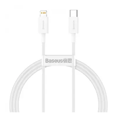 Datový kabel Baseus Superior Series Fast Charging Data Cable Type-C to iP PD 20W 1m, bílá