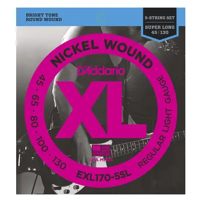 D'Addario EXL 170-5SL Super Long Scale - .045 - .130