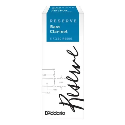 Rico DER0525 Reserve - Bass Clarinet Reeds 2.5 - 5 Box