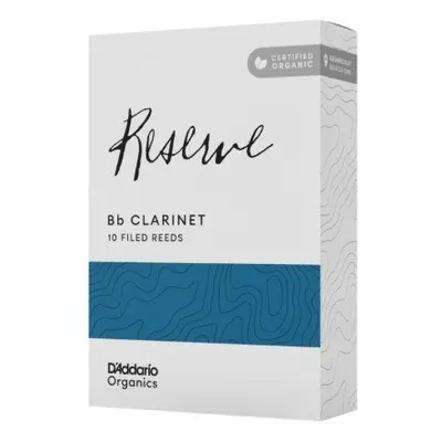 D'Addario ODCR10405 Organic Reserve Bb Clarinet Reeds 4.0+ - 10 Pack