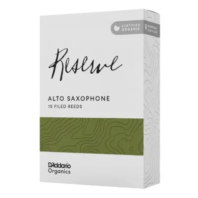 D'Addario ODJR1045 Organic Reserve Alto Saxophone Reeds 4.5 - 10 Pack