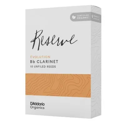 D'Addario ODCE1050 Organic Reserve Evolution Bb Clarinet Reeds 5.0 - 10 Pack