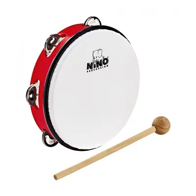 NINO Percussion NINO51R ABS Tambourine 8” - Red