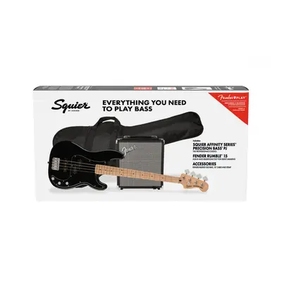 Fender Squier Affinity Series Precision Bass PJ Pack - Black