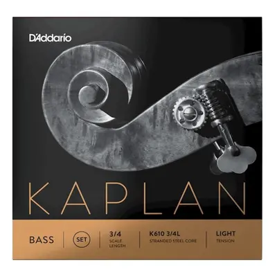 D´Addario Orchestral K610 3/4L Kaplan Bass String Set - Light