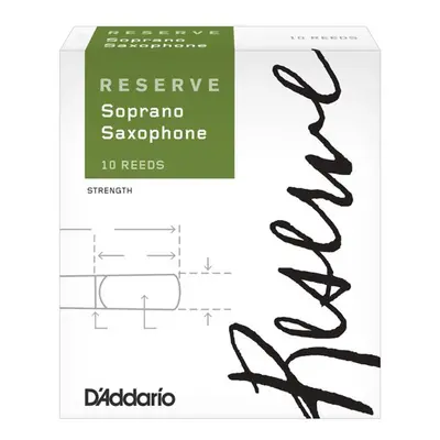 Rico DIR1025 Reserve - Soprano Saxophone Reeds 2.5 - 10 Box