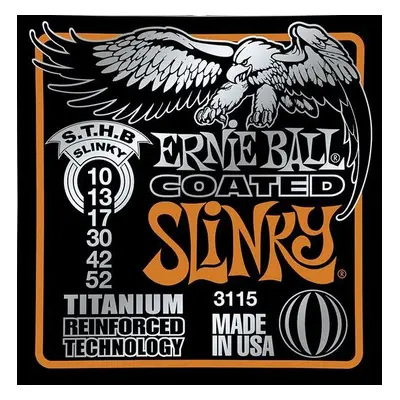 Ernie Ball P03115 Coated Titanium RPS Slinky - .010 - .052