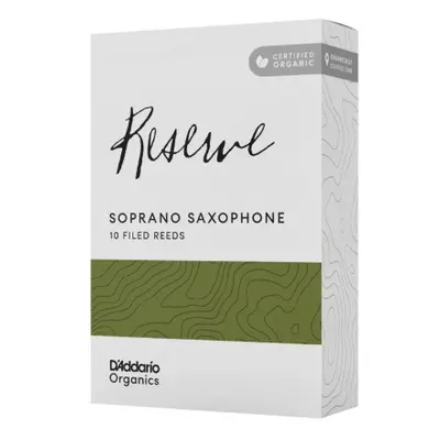 D'Addario ODIR1020 Organic Reserve Soprano Saxophone Reeds 2.0 - 10 Pack