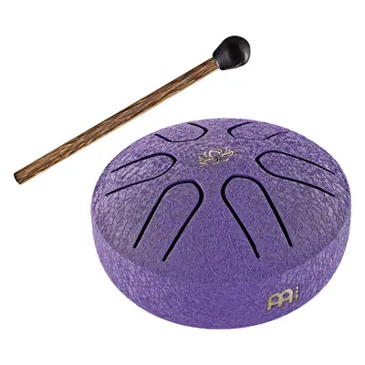 Meinl Sonic Energy PSTD1PLF Pocket Steel Tongue Drum A Major - Purple/Lotus Flower