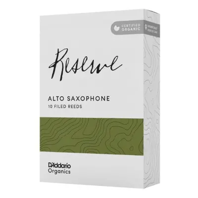 D'Addario ODJR1025 Organic Reserve Alto Saxophone Reeds 2.5 - 10 Pack