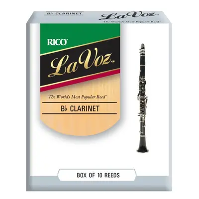 Rico RCC10HD La Voz - Bb Clarinet Reeds Hard - 10 Box