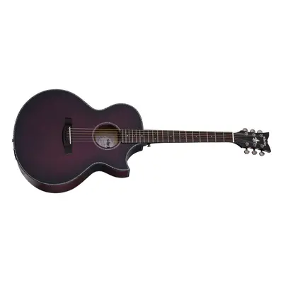 Schecter Orleans Stage Acoustic Vampyre Red Burst Satin