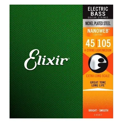 Elixir 4 strings NANOWEB Extra Long .045 - .105