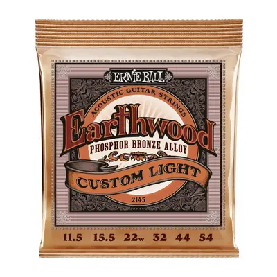 Ernie Ball 2145 Earthwood Custom Light Phosphor Bronze .011.5 - .054