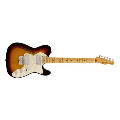 Fender Squier Classic Vibe 70s Telecaster Thinline 3-Tone Sunburst Maple