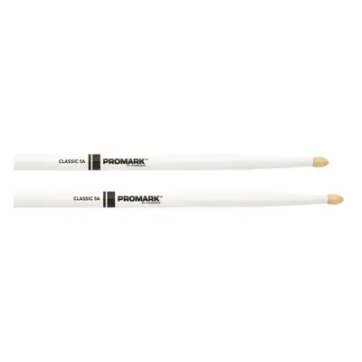 Pro-Mark TX5AW-WHITE Classic 5A Painted Hickory Wood Tip - White