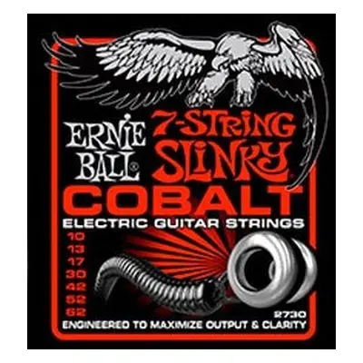 Ernie Ball P02730 Cobalt 7-string Slinky - .010 - .062