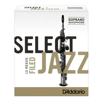 Rico RSF10SSX2S Select Jazz - Soprano Saxophone Reeds - Filed - 2 Soft - 10 Box