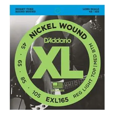 D'Addario EXL165 Regular Light Top/Medium Bottom - .045 -.105