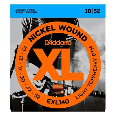 D'Addario EXL140 Light Top/Heavy Bottom - .010 - .052