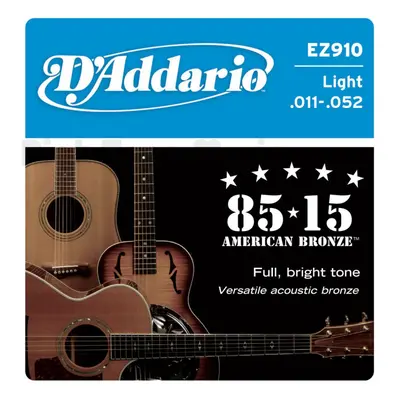 D'Addario EZ910 80/15 Bronze Mid Light - .011 - .052