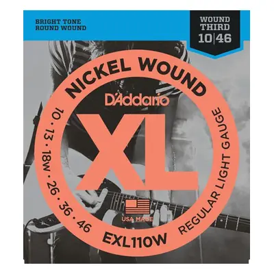 D'Addario EXL110W Regular Light Wound - .010 - .046