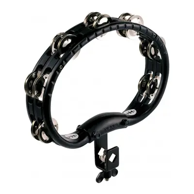 Meinl TMT2BK Mountable Traditional ABS Tambourine 2 Rows - Black