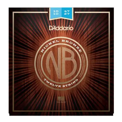 D'Addario NB1047-12 Nickel Bronze Acoustic Light 12-String