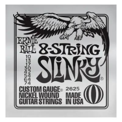 Ernie Ball P02625 8-String Super Slinky 10-74