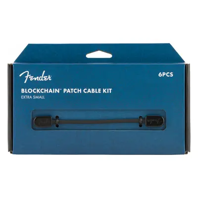 Fender Blockchain Patch Cable Kit, Black, Extra Small